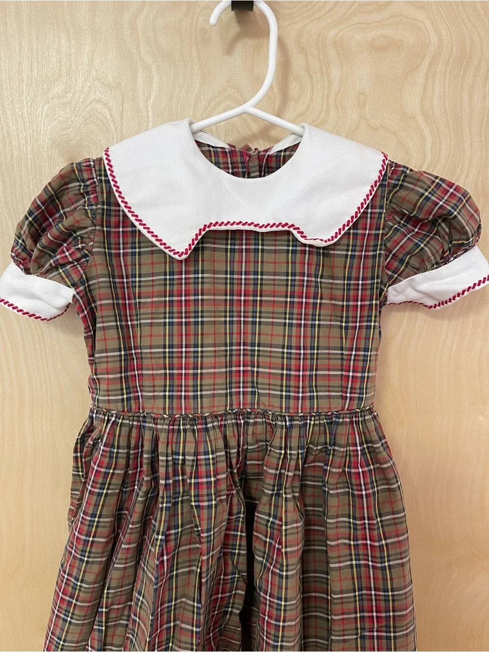 Vintage Toddler Plaid Dress